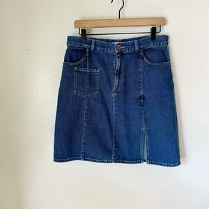 See by Chloe | Slit Hem Denim Skirt